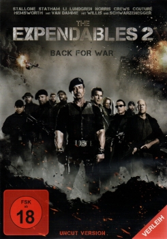 The Expendables 2 - Back for War - (Vermietrecht) - (Uncut Version) - Einzel-DVD - Neu & OVP